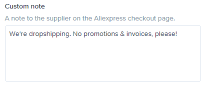 How to Process Your AliExpress Dropshipping Orders? Don't forget to put this note in Oberlo to start Blind Dropshipping!