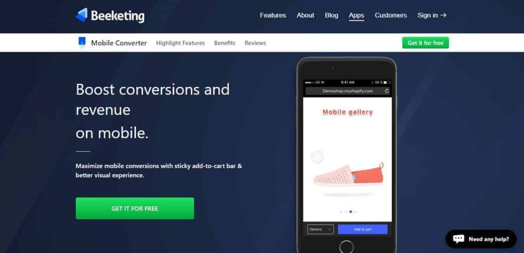 Best Shopify App For Dropshipping Beginners: Mobile Converter