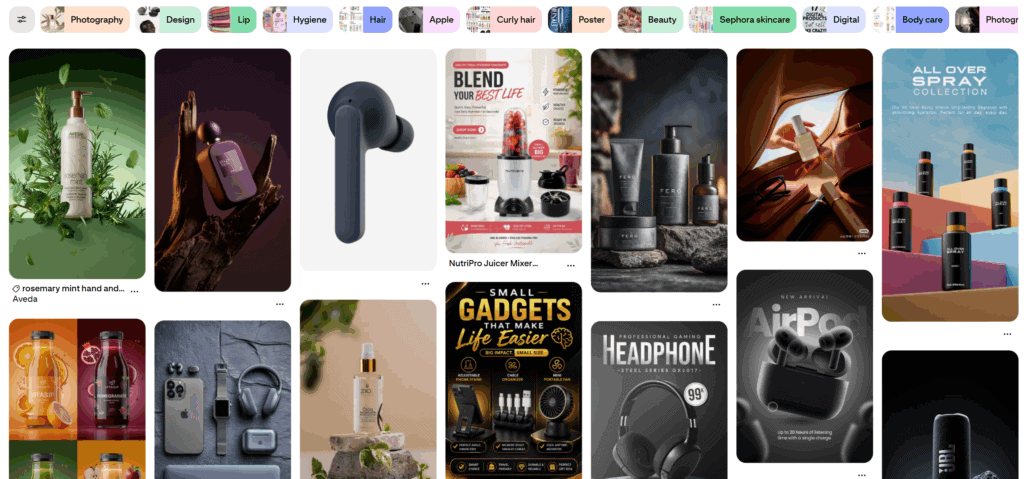 Pinterest product pin examples