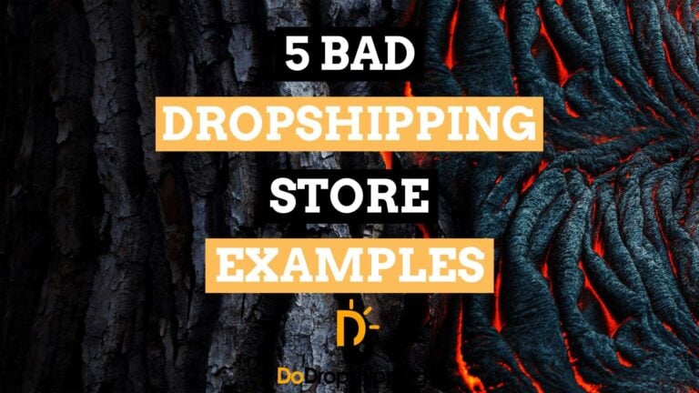 5 Bad Dropshipping Store Examples & What They Can Improve | Inspiration