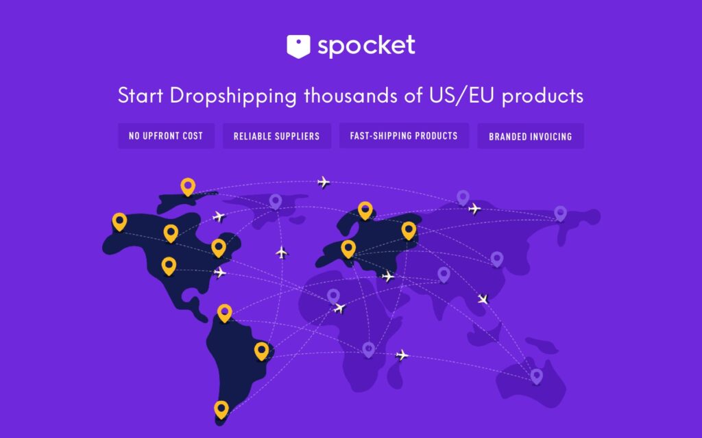 Offer faster shipping times when dropshipping using Spocket