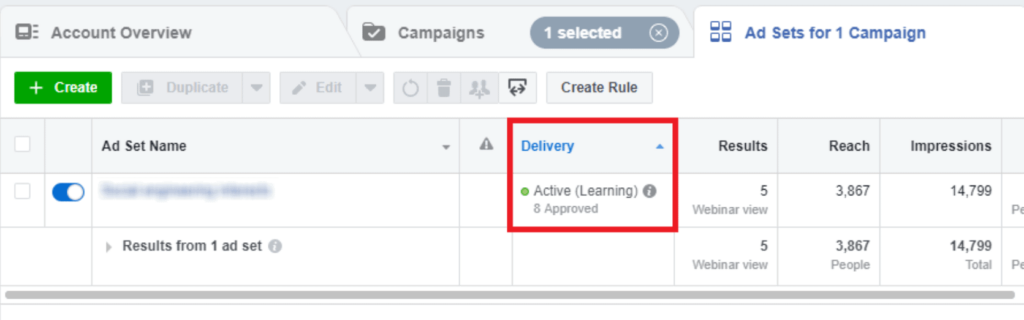 Facebook Ads fifth tip for better results: Don't be inpatient