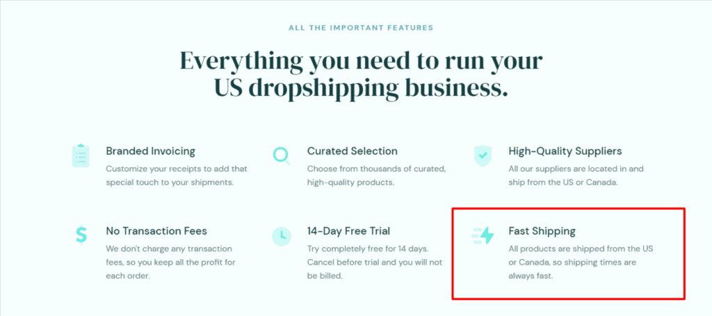 Fast shipping dropshipping supplier DropCommerce