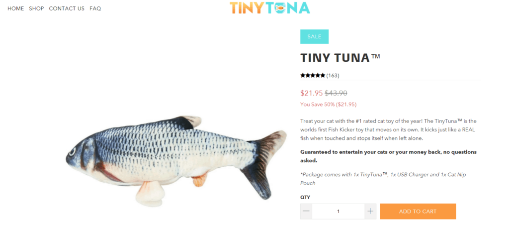 Tiny Tuna main product