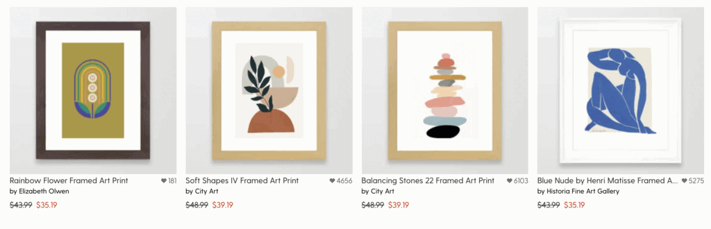 wall prints pod dropshipping