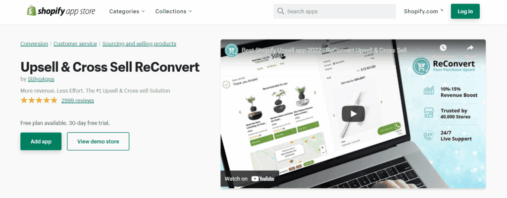 ReConvert Shopify app