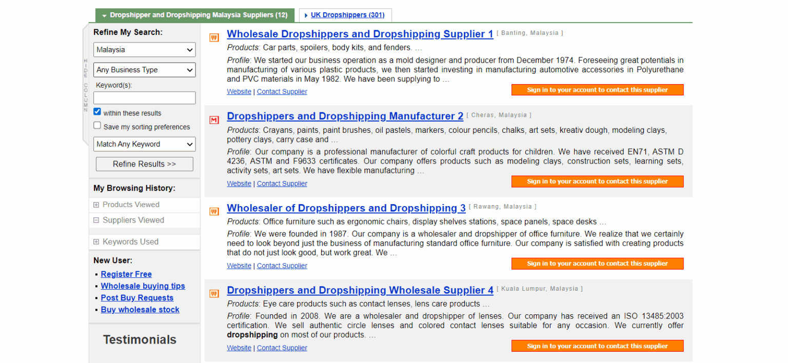 The 8 Best Dropshipping Suppliers in Malaysia (Free & Paid)