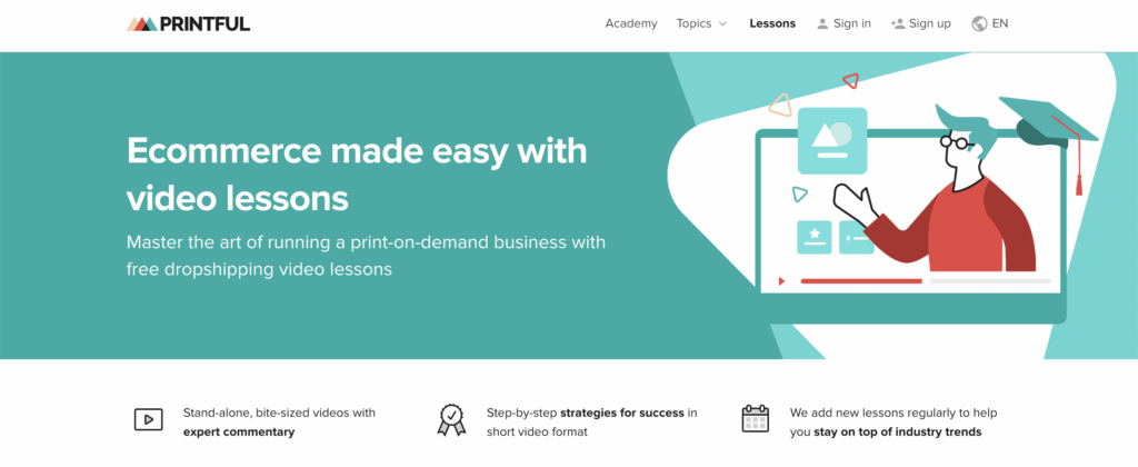 Printful lessons course