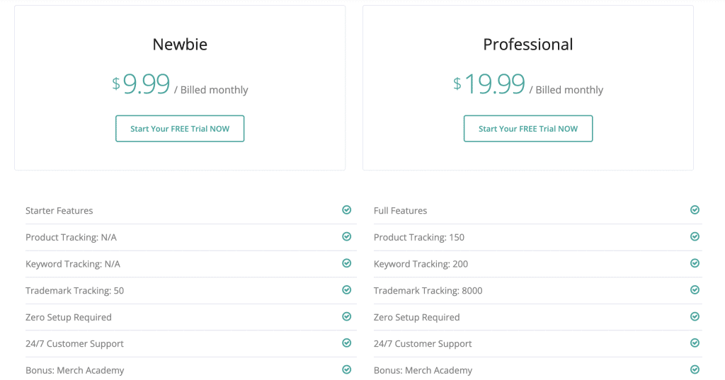 merchinformer pricing