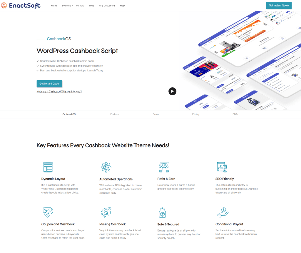 Programa de reembolso de Enactsoft