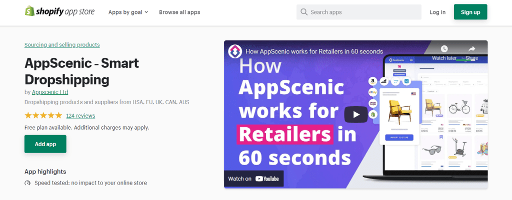 dropshipping platform. One click integration. – AppScenic -  Dropshipping & Wholesale Platform - Verified Suppliers USA/UK/EU