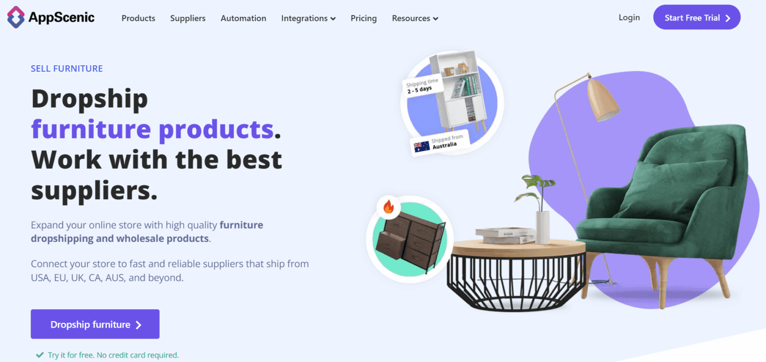 The 13 Best Furniture Dropshipping Suppliers to Use in 2024
