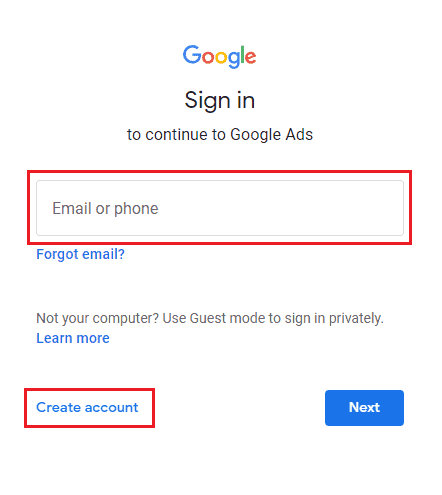 How to login to Google