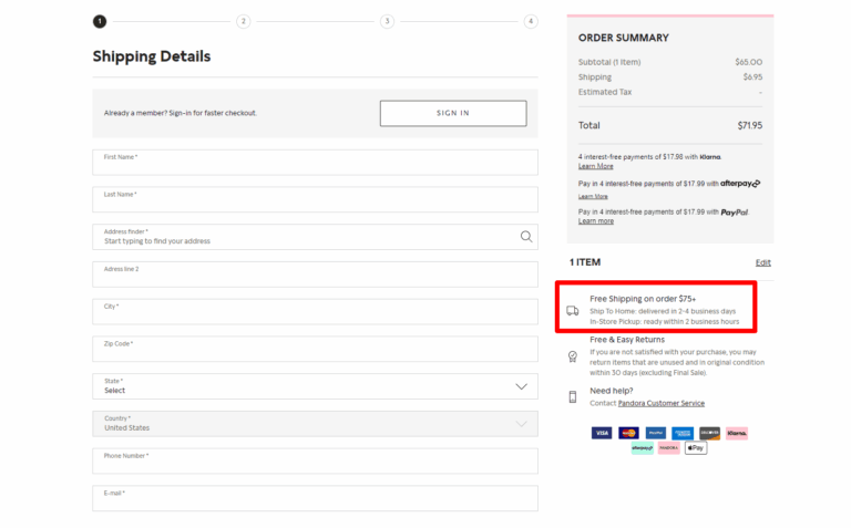 9 Checkout Examples From Ecommerce Stores | Inspiration