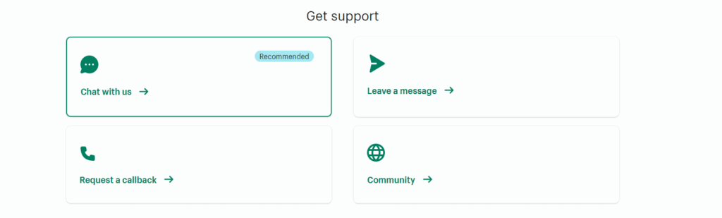 Shopify support options