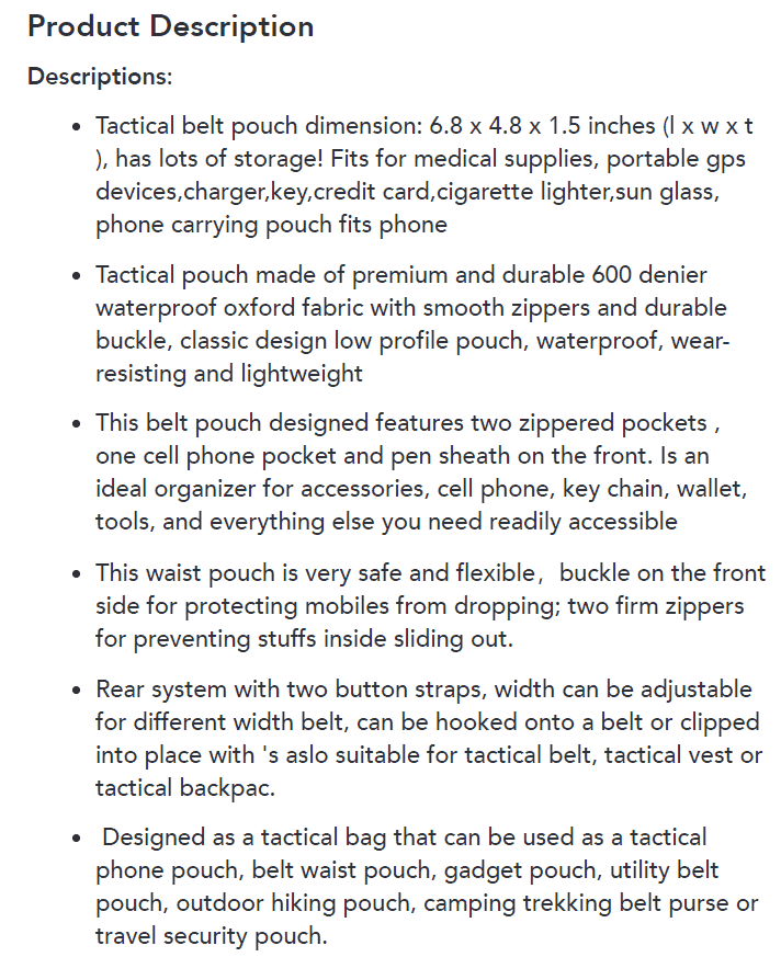 Product description of Spocket