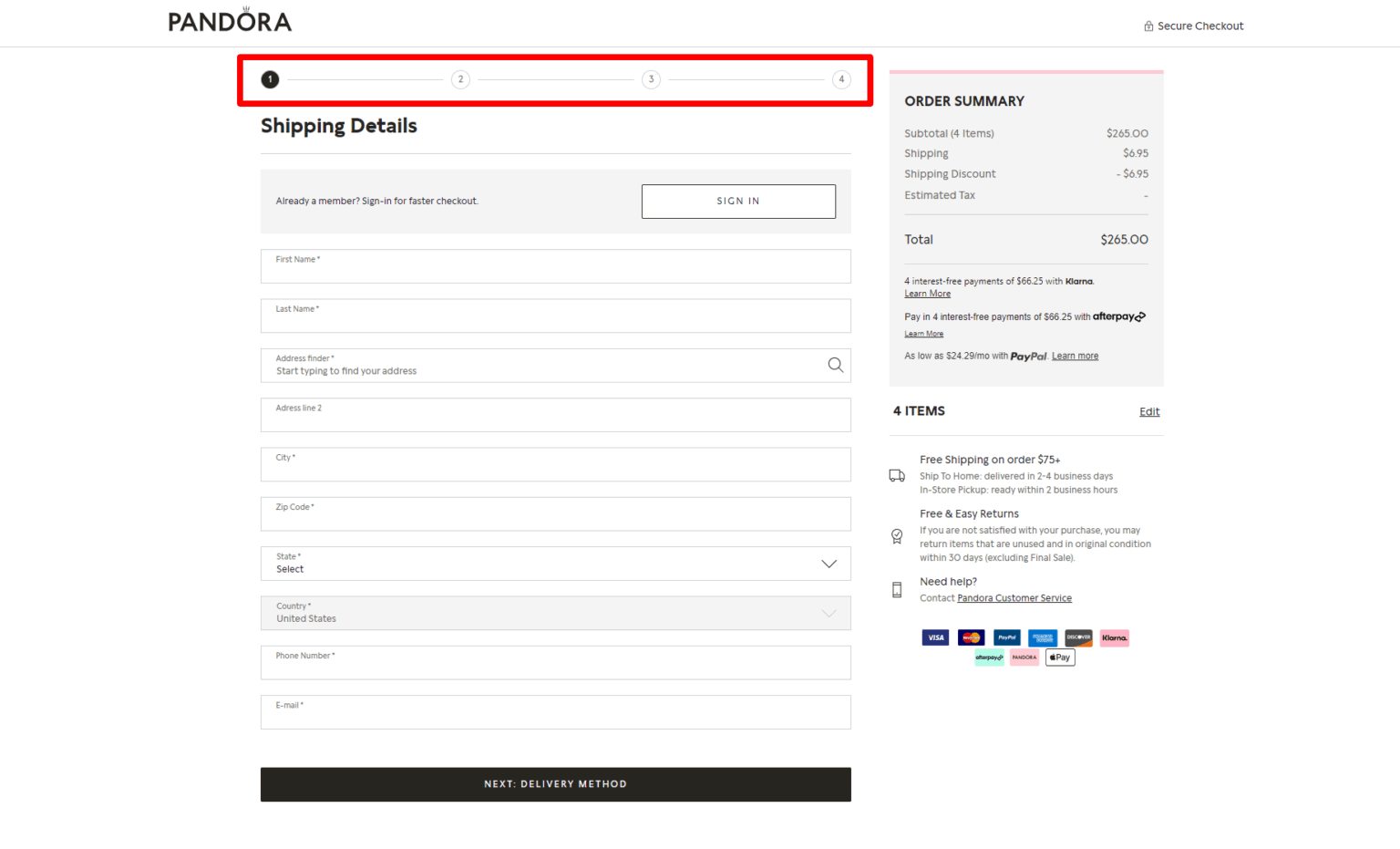 9 Checkout Examples From Ecommerce Stores | Inspiration