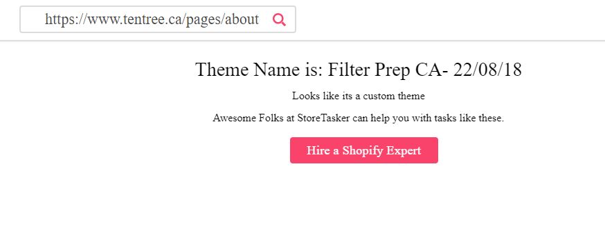 Using what store theme online