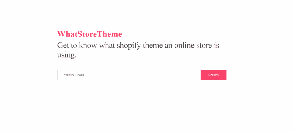 What store theme homepage