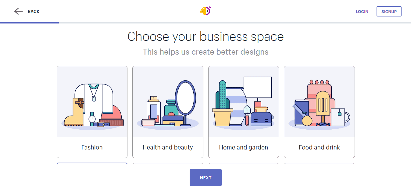 Business space of Hatchful