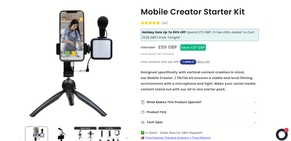 Paparazzo Mobile Creator Starter Kit