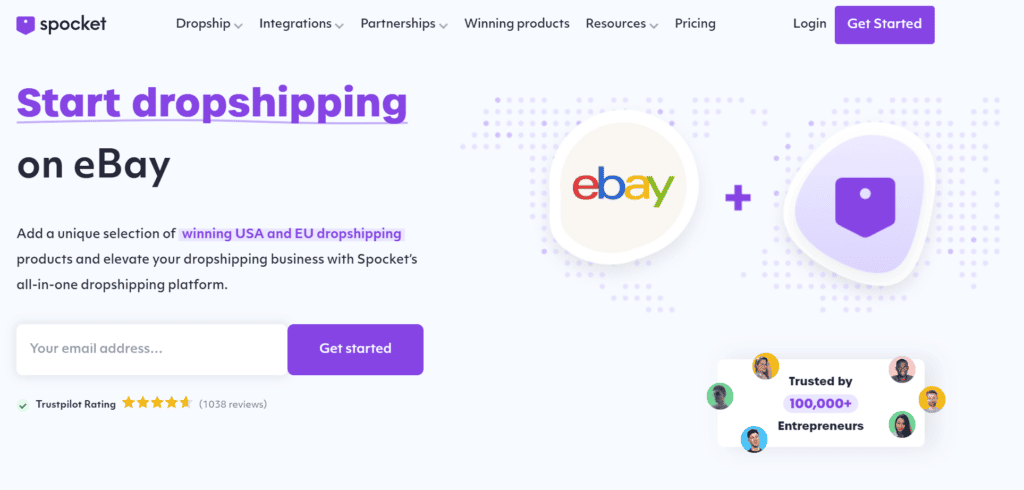 eBay integration from Spocket