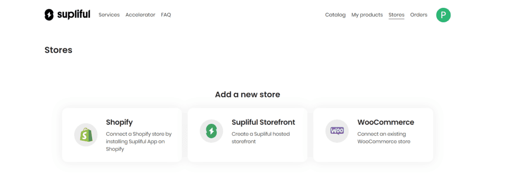 Supliful how to connect a store