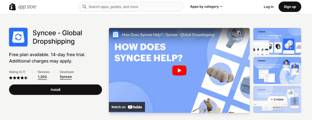 Syncee on the Shopify app store