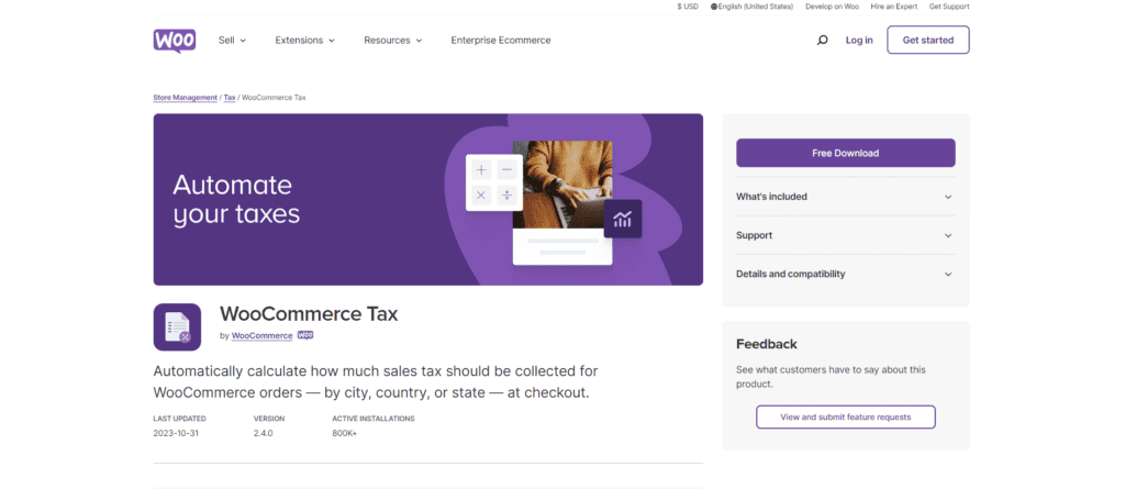 WooCommerce tax plugin