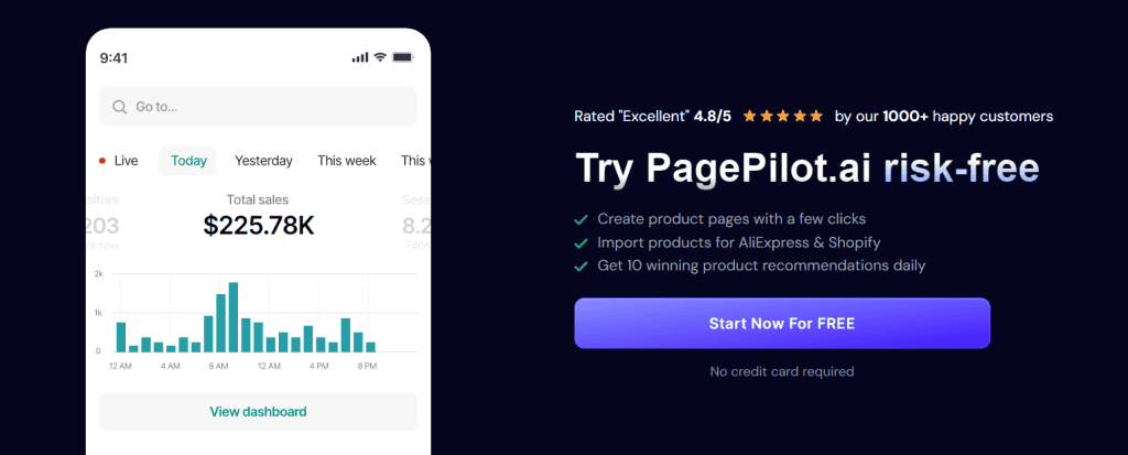 Page Pilot try now