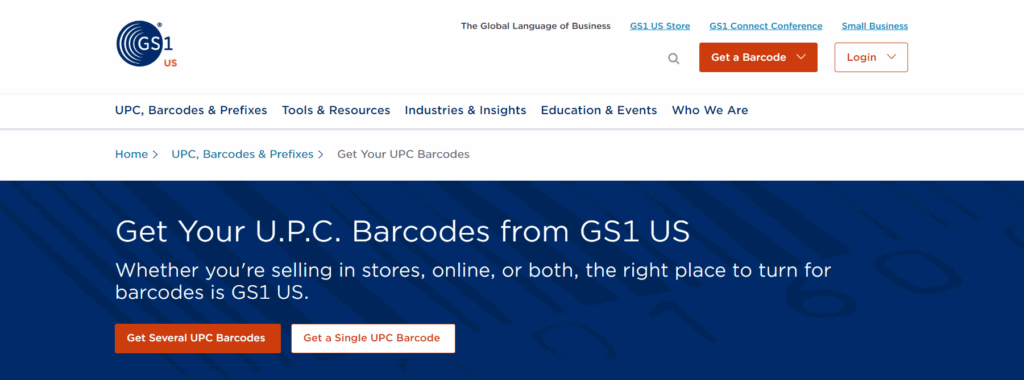 GS1 US barcodes 