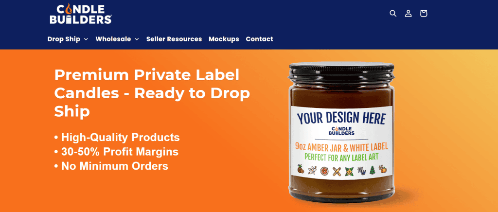 Candle Builders homepage