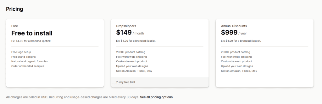 viaGlamour pricing