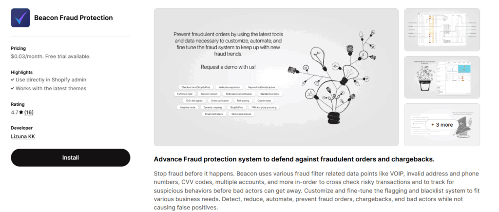 Beacon Fraud Protection app