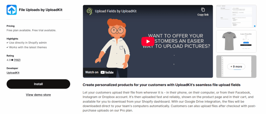 Uploadkit app