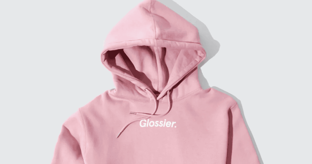 Glossier hoodie