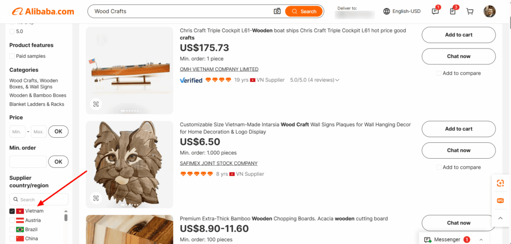 Alibaba Vietnam products