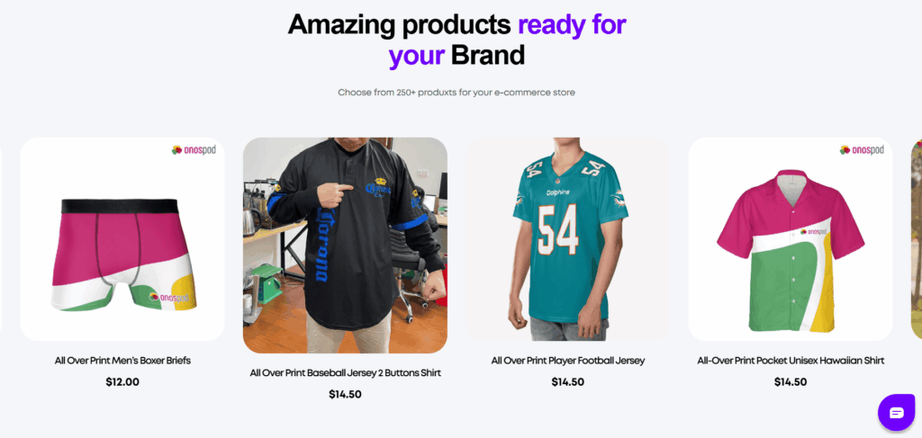 OnosPOD products