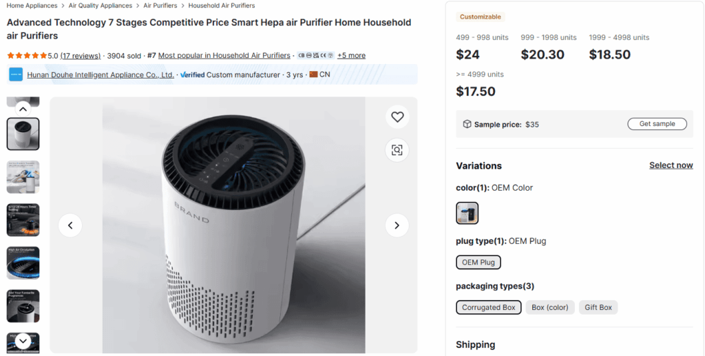 Portable HEPA air purifiers