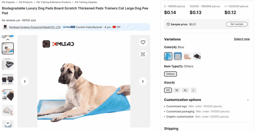 Biodegradable scratch pad for dogs and cats
