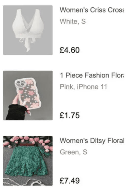 TikTok Shop cheap products