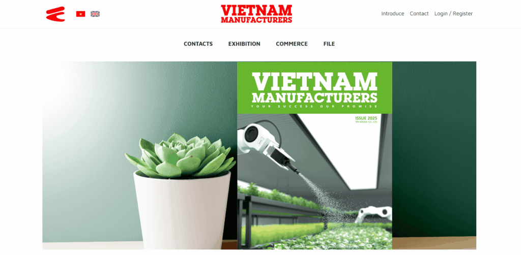 Vietnam Manufacturers homepage