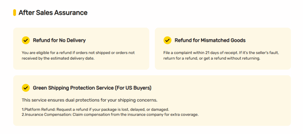 DHgate assurance
