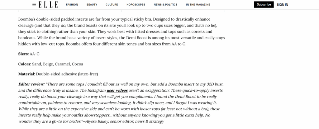 Booma featured in ELLE