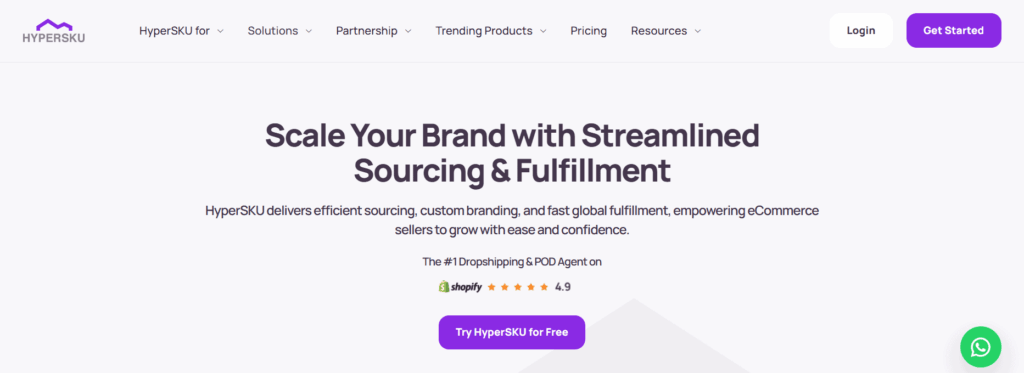 HyperSKU homepage