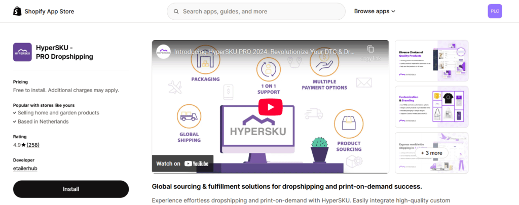HyperSKU Shopify app