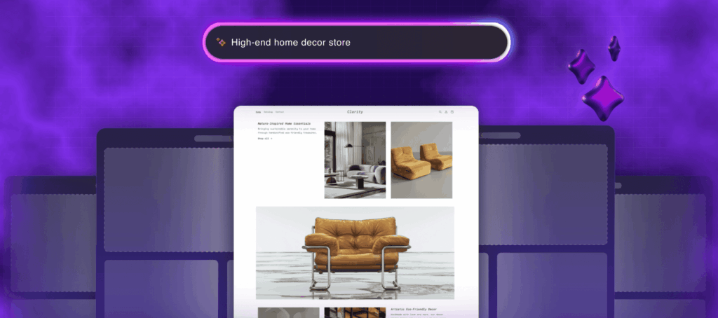 Shopify website builder example