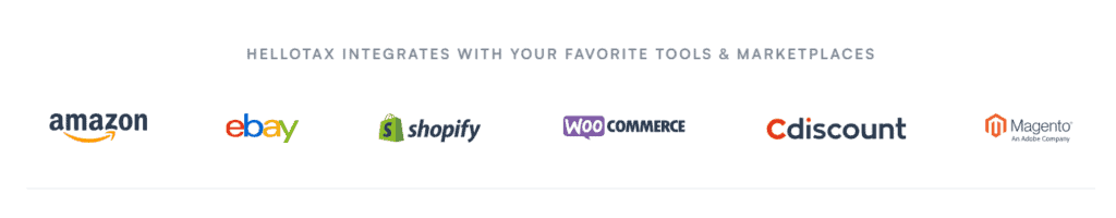 hellotax integrations with Shopify