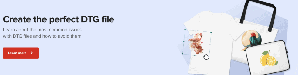 Printful DTG guide