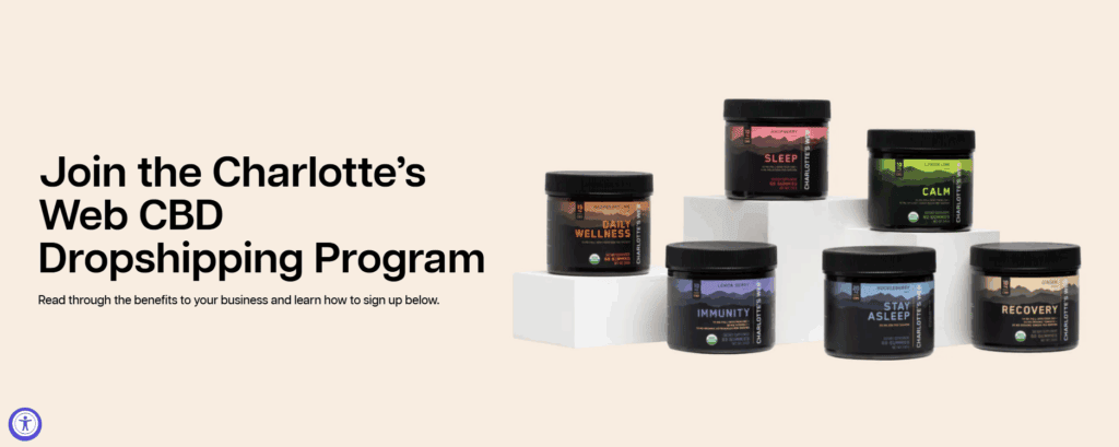 Charlotte's Web dropshipping program